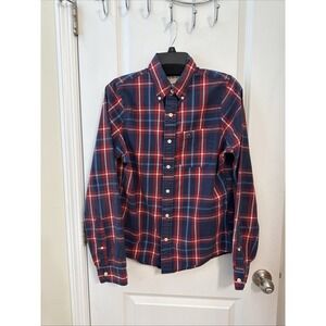 Abercrombie & Fitch Button Down Shirt Women's Size Small, Flannel, Plaid